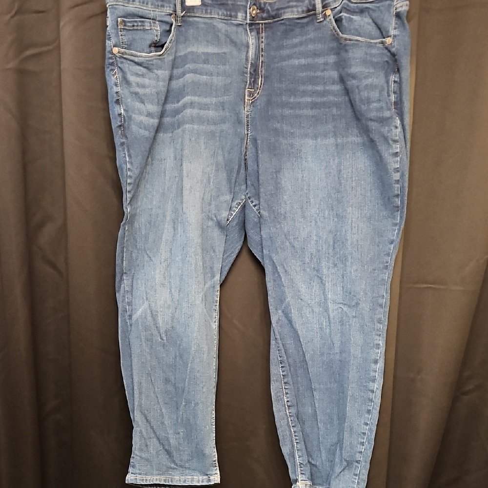 Torrid Dark Blue Denim Jeans Size 28WS Short